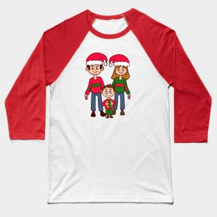 chrismas family Baseball T-Shirt